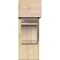 Ekena Millwork Olympic Block Rough Sawn Bracket w/ Offset Brace, Douglas Fir, 8"W x 18"D x 22"H BKT0806X18X22OLY05RDF - alternate 2